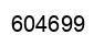 Number 604699 black image