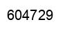 Number 604729 black image