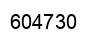 Number 604730 black image