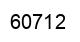 Número 60712 imagen negro