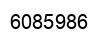 Number 6085986 black image