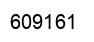 Number 609161 black image