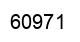 Number 60971 black image