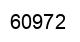 Number 60972 black image