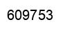 Number 609753 black image