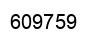 Number 609759 black image