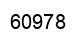 Number 60978 black image
