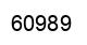 Number 60989 black image