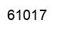 Número 61017 imagen negro