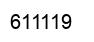 Number 611119 black image