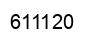 Number 611120 black image