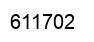 Number 611702 black image