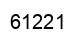 Number 61221 black image
