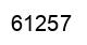 Número 61257 imagen negro