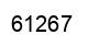 Number 61267 black image