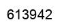 Number 613942 black image