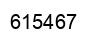 Number 615467 black image