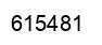 Número 615481 imagen negro