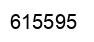 Number 615595 black image