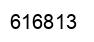 Number 616813 black image
