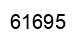 Número 61695 imagen negro