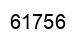 Number 61756 black image