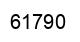 Number 61790 black image