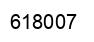 Number 618007 black image