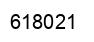 Number 618021 black image