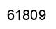 Number 61809 black image