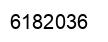 Number 6182036 black image