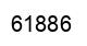 Number 61886 black image