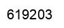 Number 619203 black image