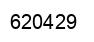 Number 620429 black image