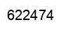 Número 622474 imagen negro