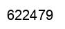 Number 622479 black image