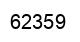 Number 62359 black image