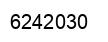 Number 6242030 black image