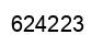 Number 624223 black image