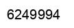 Number 6249994 black image
