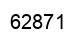 Number 62871 black image