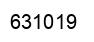 Number 631019 black image
