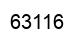 Number 63116 black image