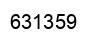 Number 631359 black image