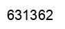 Number 631362 black image