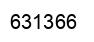 Number 631366 black image