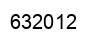 Number 632012 black image
