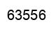 Number 63556 black image