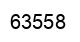 Number 63558 black image