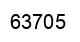 Number 63705 black image